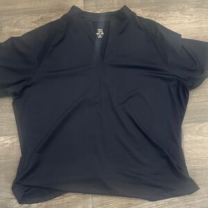 Tail Women's Navy Short Sleeve Top half zip golf/tennis dry wick
